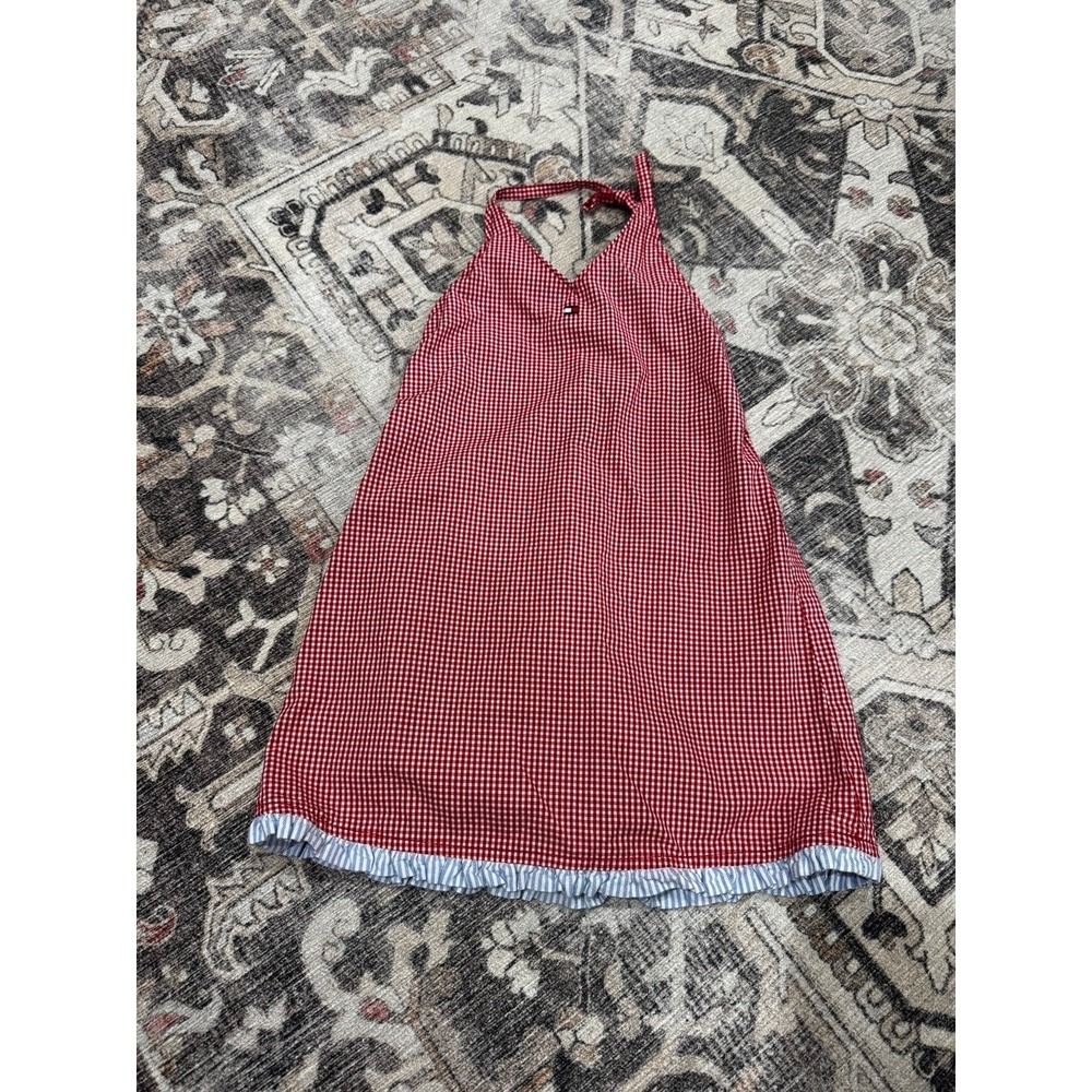 Vintage halter dress gingham Tommy Hilfiger